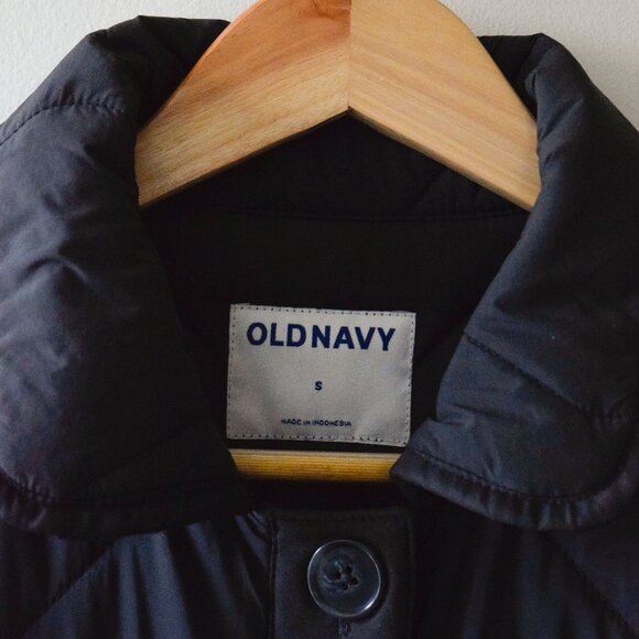 Grey cropped collared quilted jacket - Picture 2 of 4